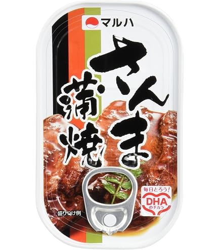 Amazon | マルハ さんま蒲焼 100g 3缶 | マルハ | 魚介の缶詰・瓶詰 通販